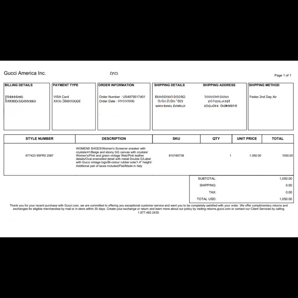 AUTHENTIC NWOT Gucci GG Crystal Screener Sneakers - Picture 16 of 16